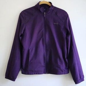 Reebok Purple Lightweight Quick Dry Athletic Training Jacket